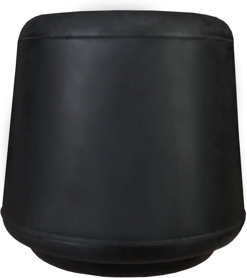 SoftTouch Waxman SoftTouch Rubber Leg Tip Protectors - 4 Piece Set, 1 Inch, Black - Image 3